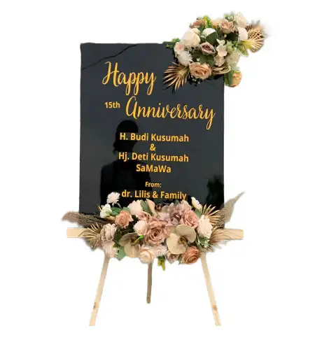 Papan Bunga Akrilik Tegowanuwetan