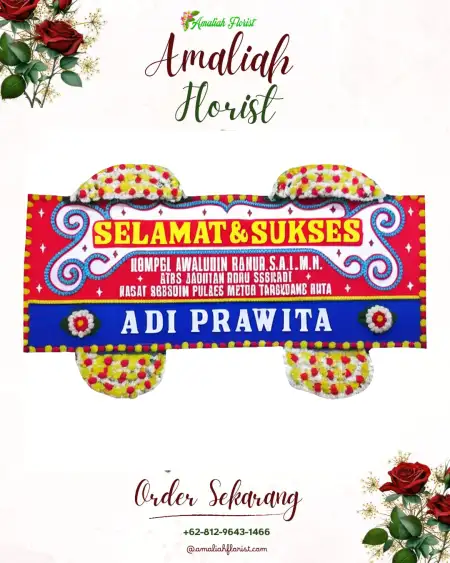 Papan Bunga Ucapan Selamat Tegowanuwetan
