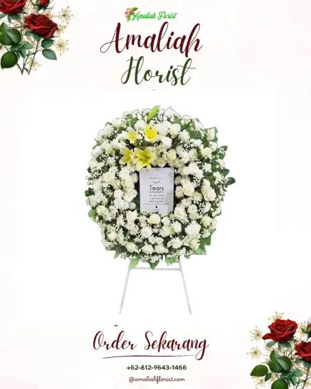 Krans Bunga Duka Tegowanuwetan